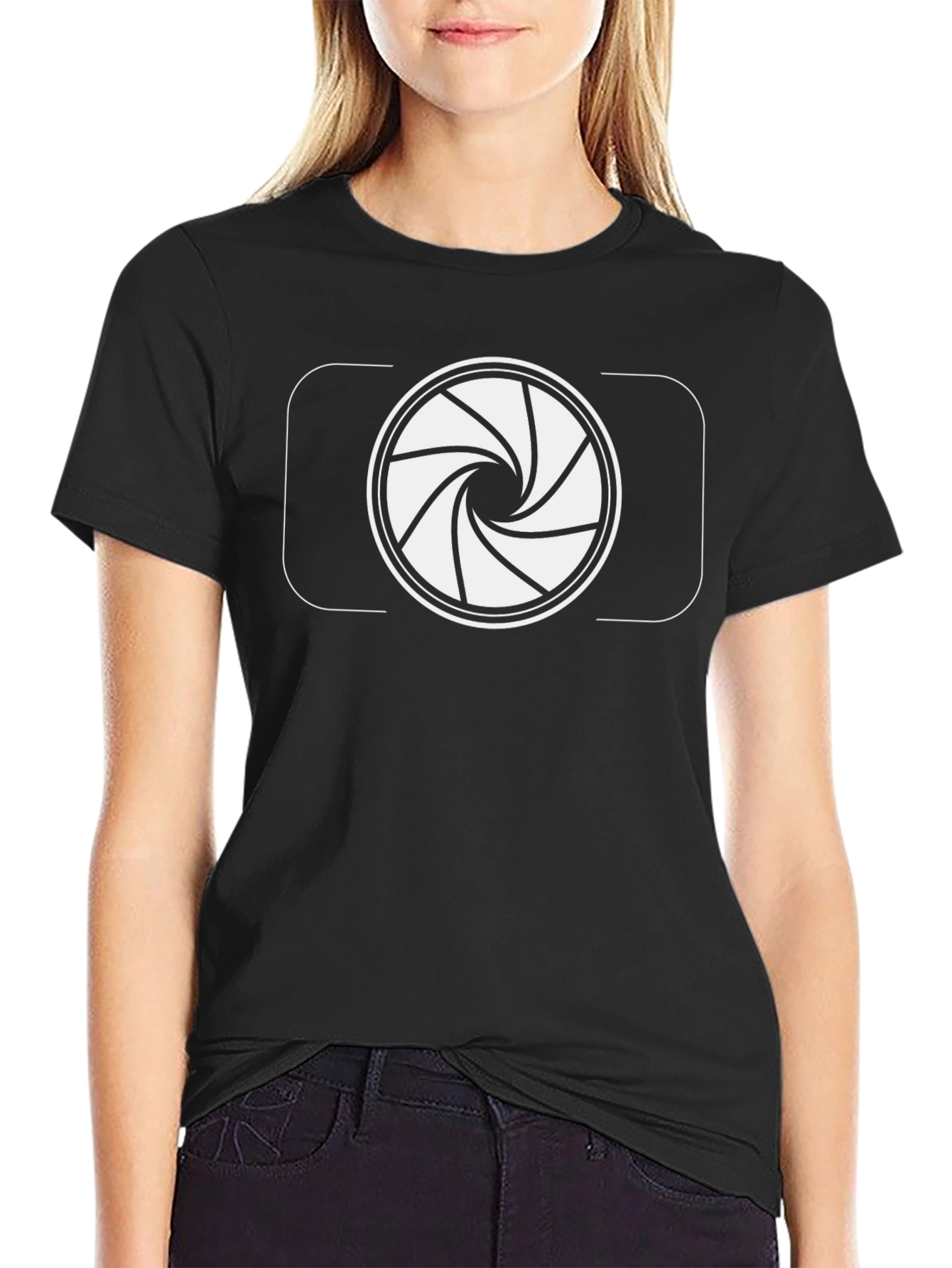 Camera Lens Aperture Graphic T-Shirt