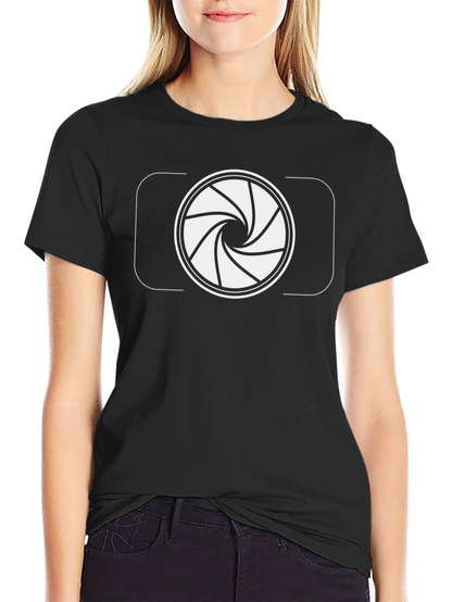 Camera Lens Aperture Graphic T-Shirt