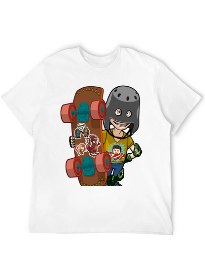 Skateboarding Cartoon T-Shirt