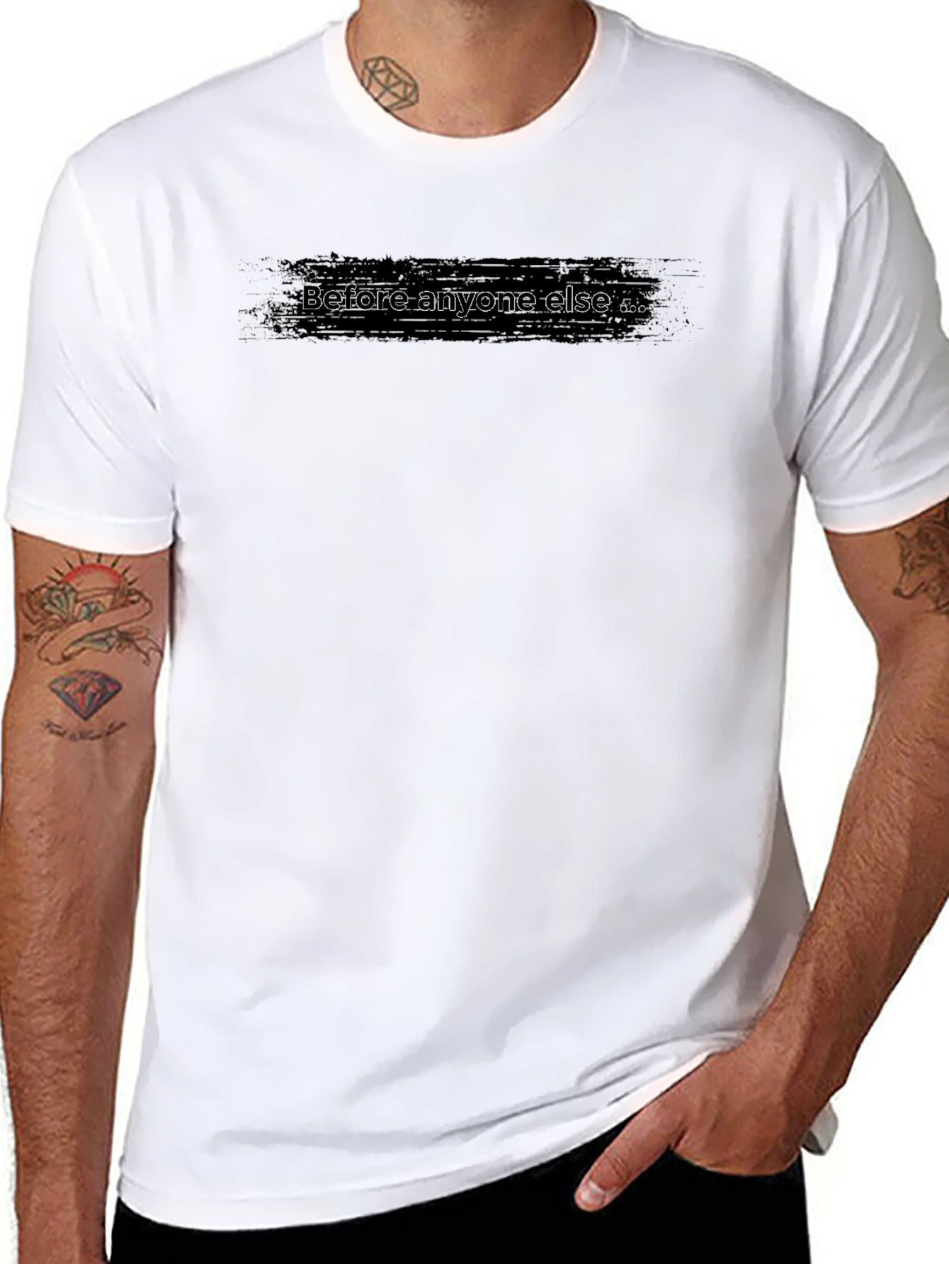 Before Anyone Else Black T-Shirt