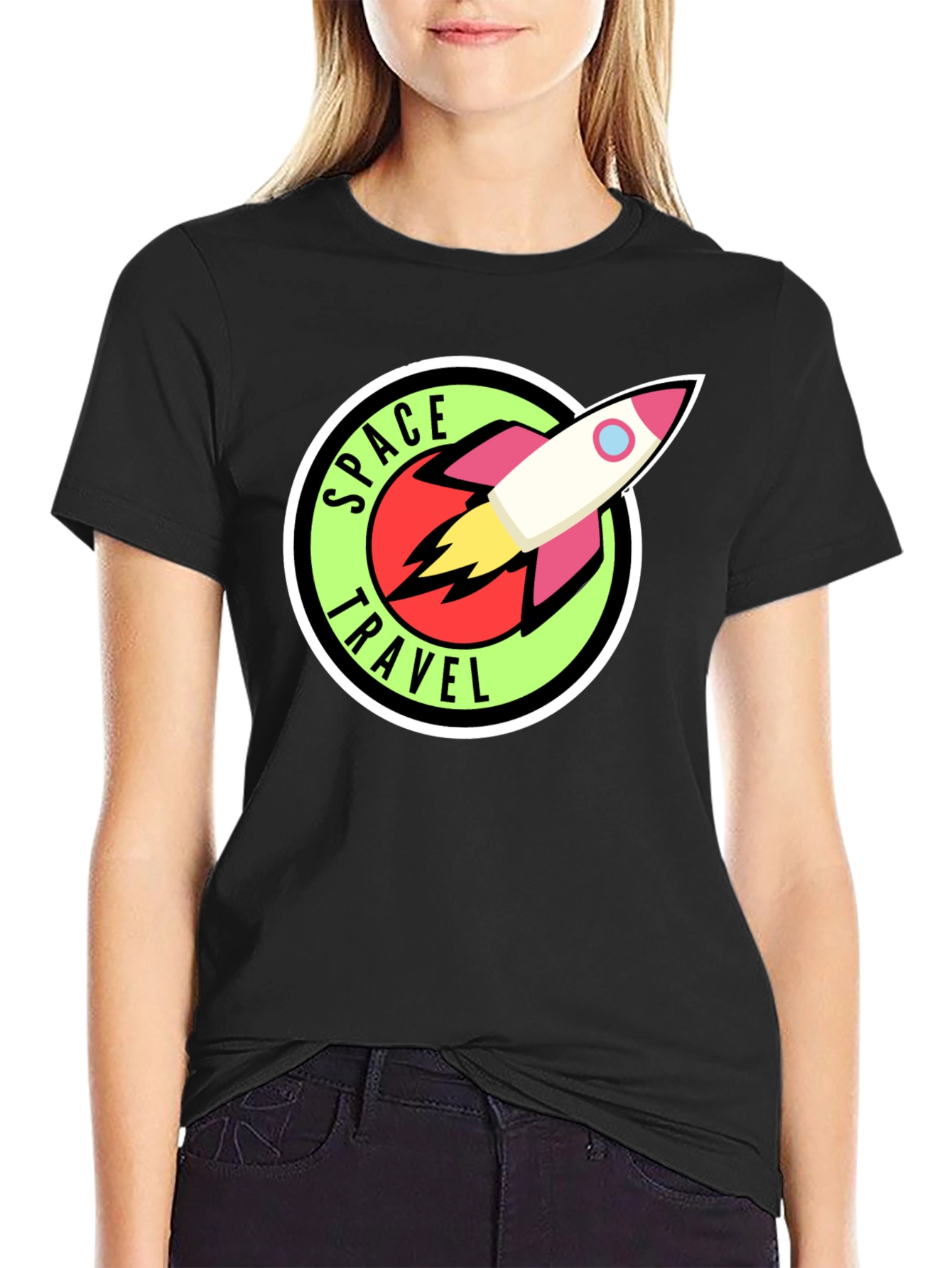 Space Travel Graphic T-Shirt