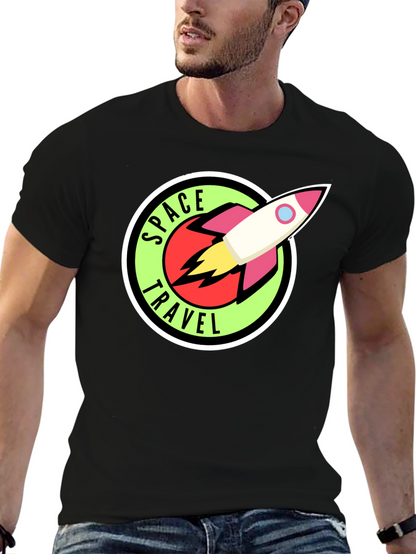 Space Travel Graphic T-Shirt