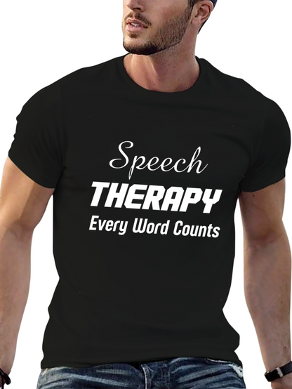 Speech Therapy T-Shirt - Every Word Counts