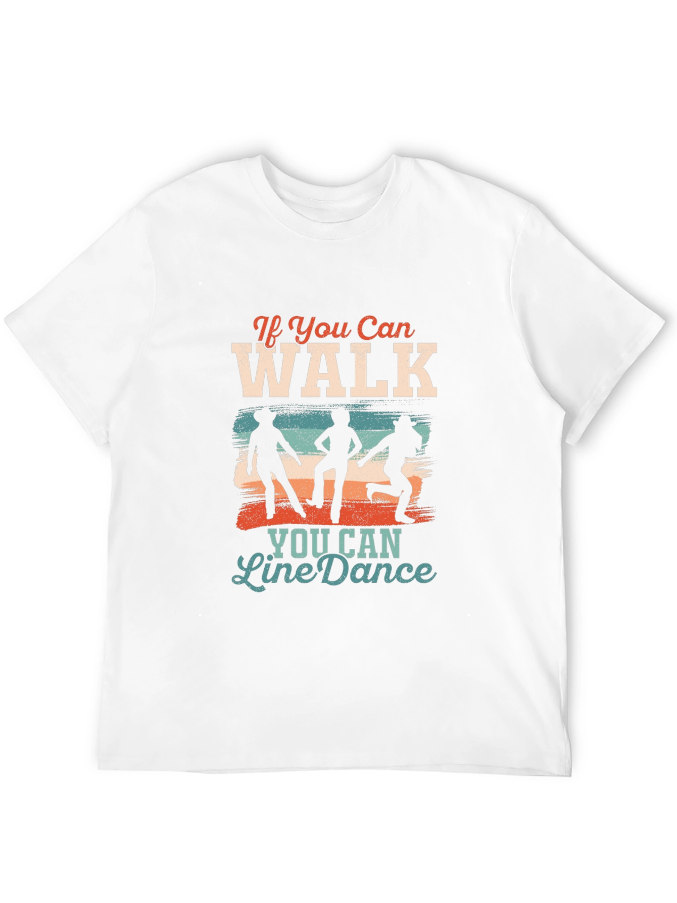 Line Dance Graphic Tee - Walk Then Dance!