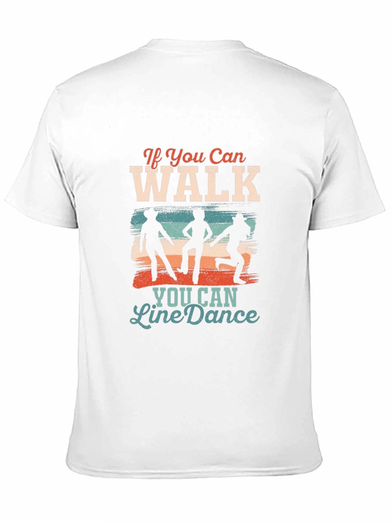 Line Dance Graphic Tee - Walk Then Dance!