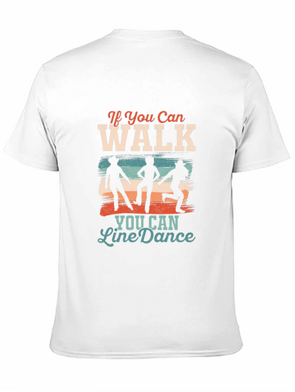 Line Dance Graphic Tee - Walk Then Dance!