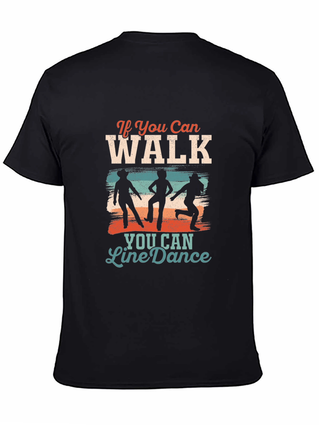 Line Dance Graphic Tee - Walk Then Dance!