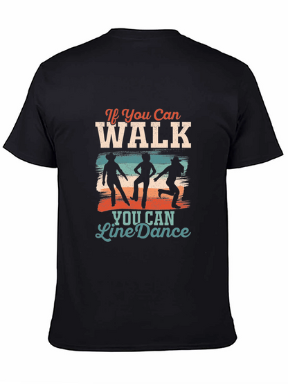 Line Dance Graphic Tee - Walk Then Dance!