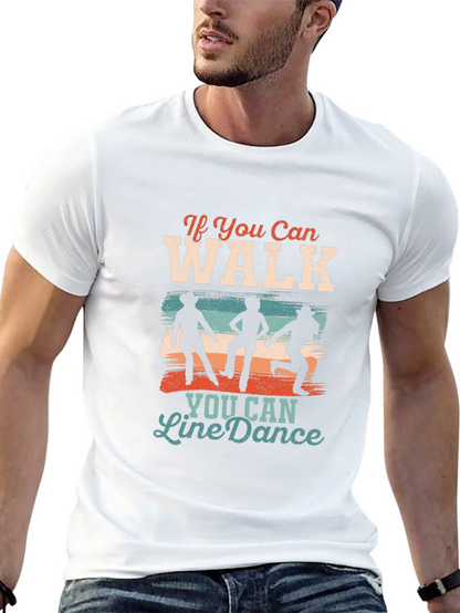 Line Dance Graphic Tee - Walk Then Dance!