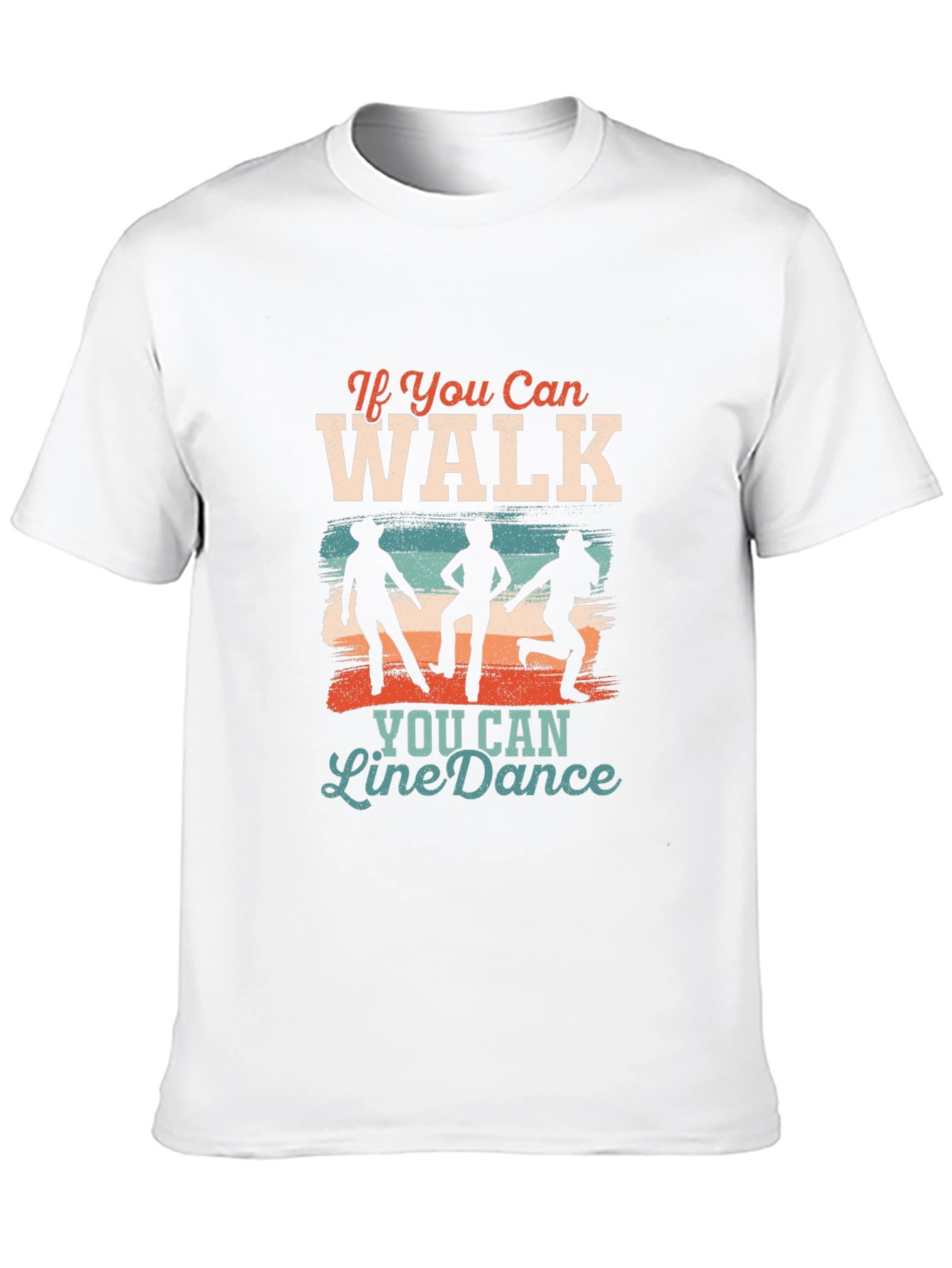 Line Dance Graphic Tee - Walk Then Dance!