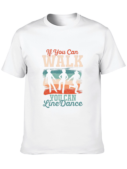Line Dance Graphic Tee - Walk Then Dance!
