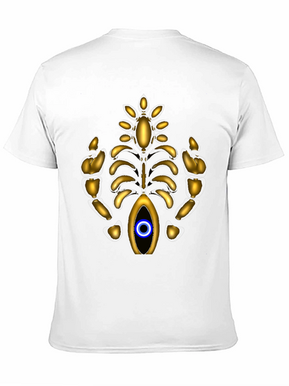 Eye-Catching Metallic Ribcage Graphic Tee