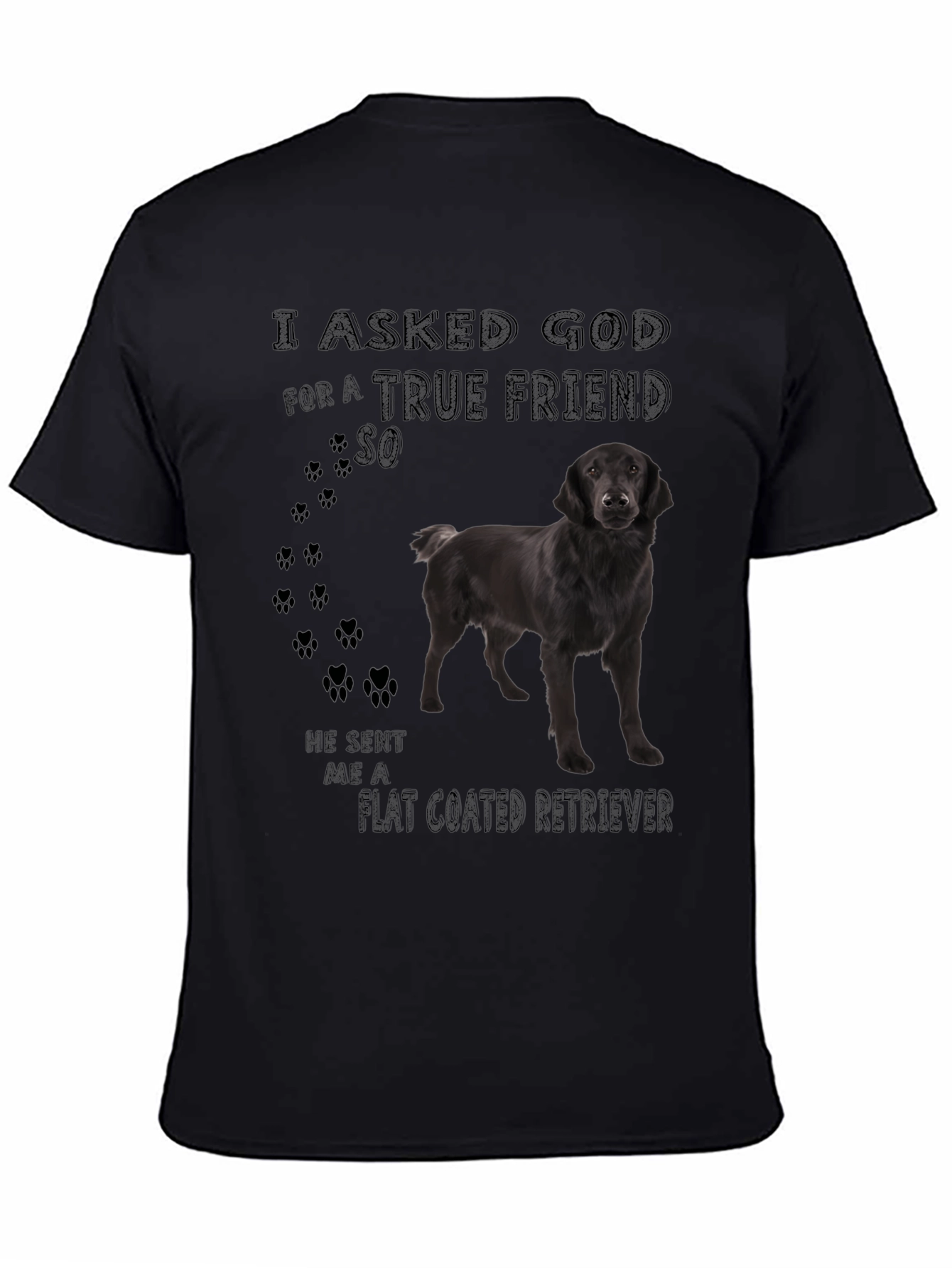 Flat Coated Retriever Dog T-Shirt