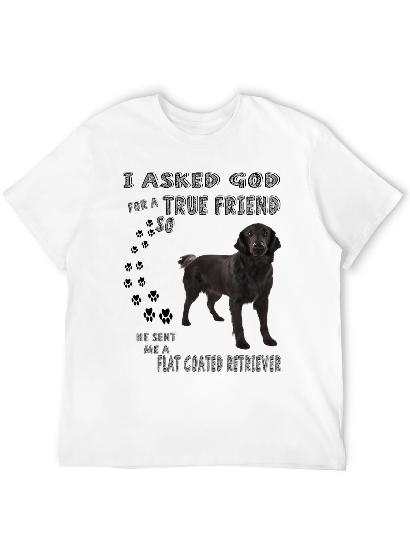 Flat Coated Retriever Dog T-Shirt