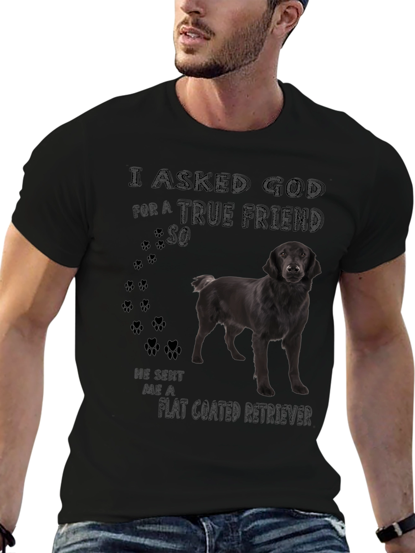 Flat Coated Retriever Dog T-Shirt