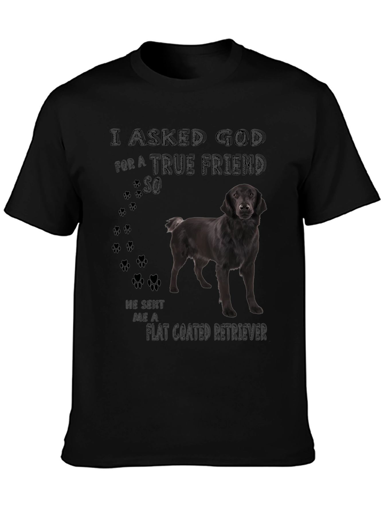 Flat Coated Retriever Dog T-Shirt