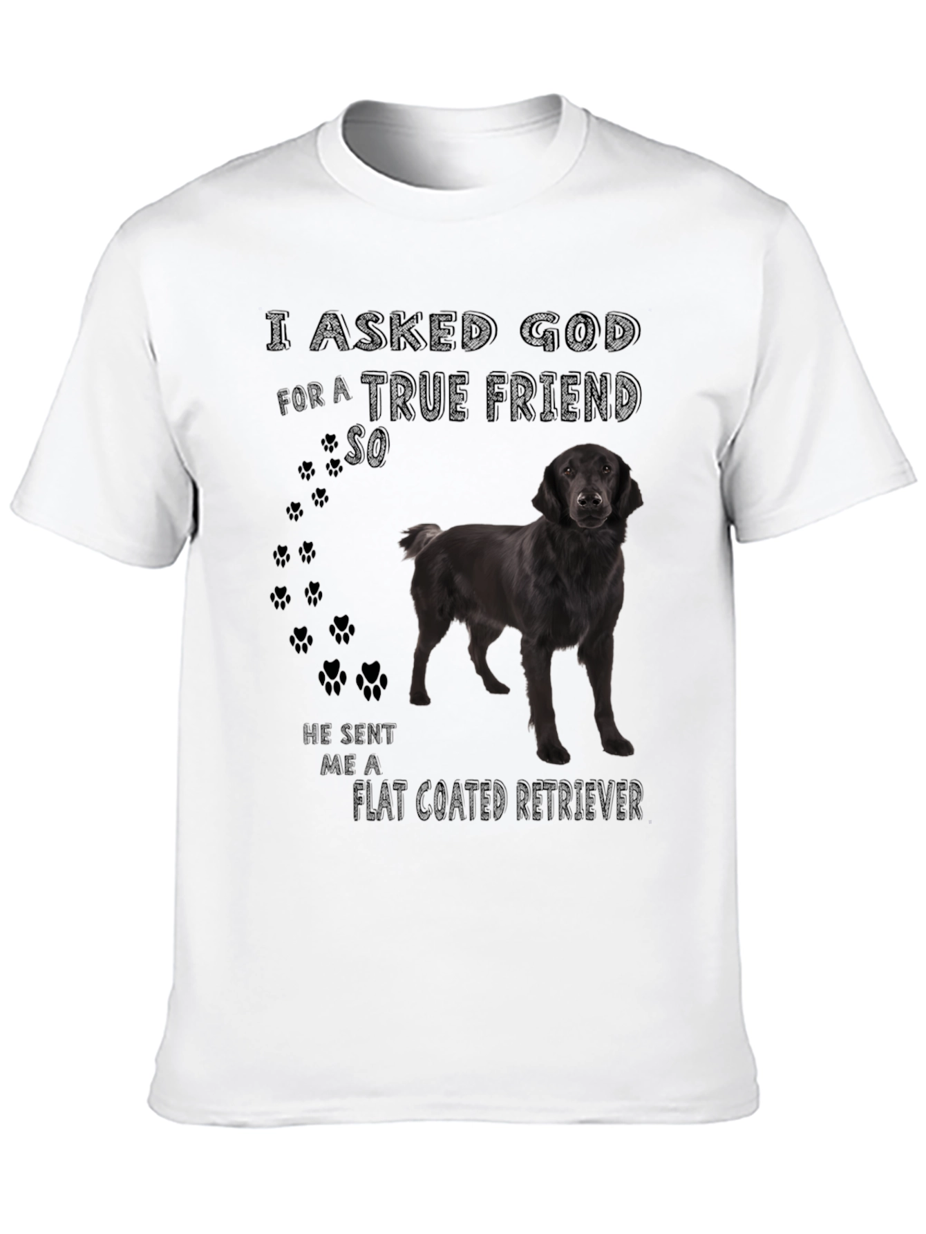 Flat Coated Retriever Dog T-Shirt