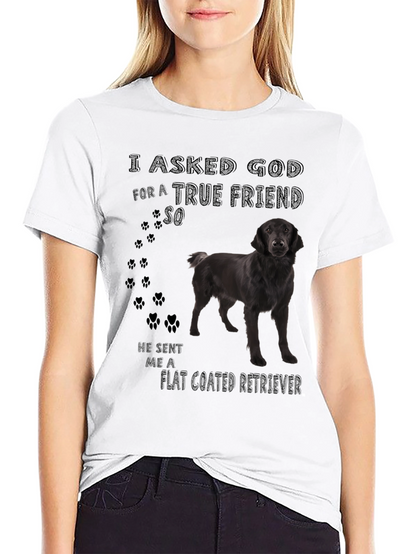 Flat Coated Retriever Dog T-Shirt
