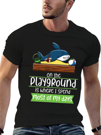 Playground Shark Graphic Tee