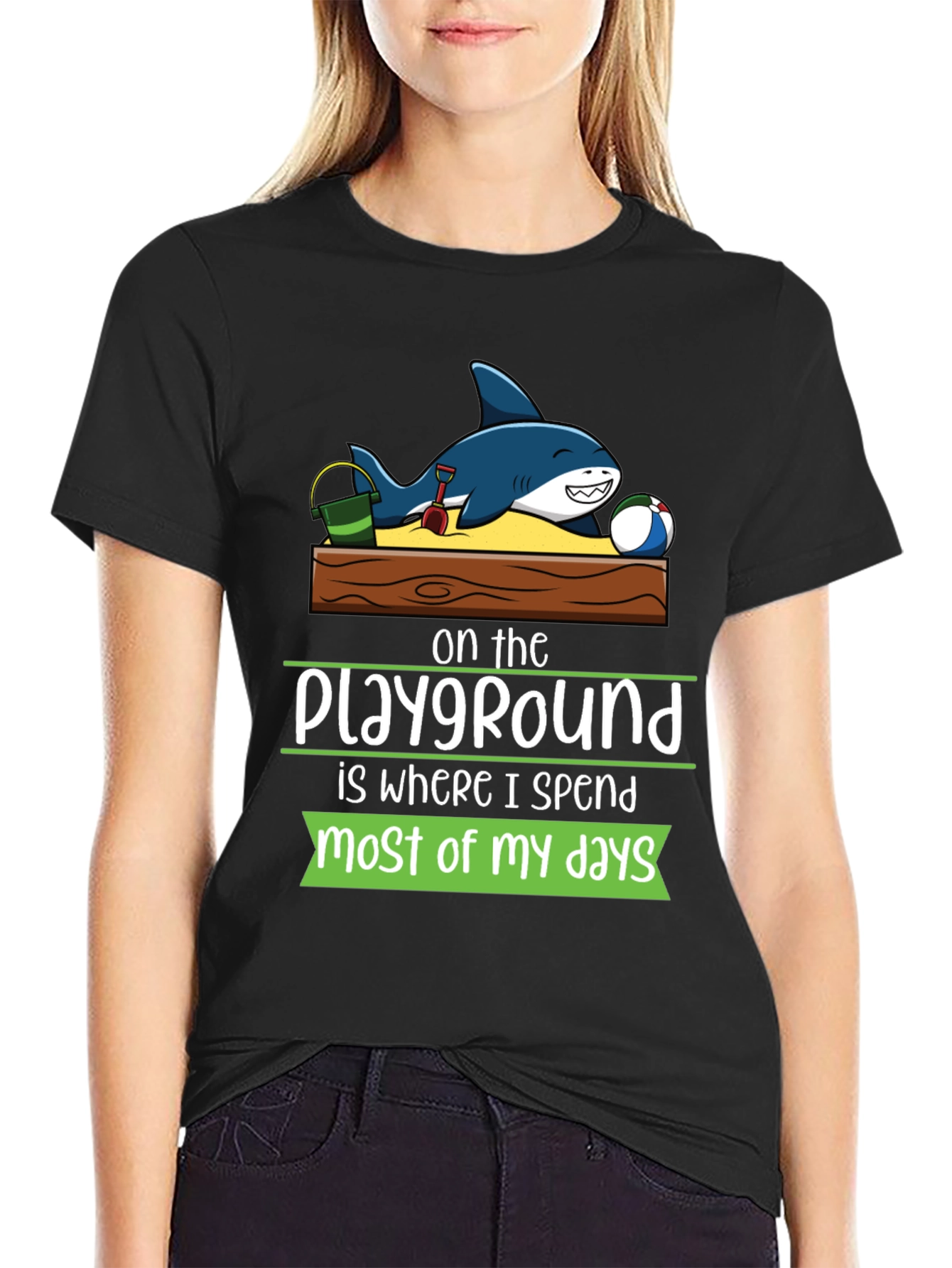 Playground Shark Graphic Tee