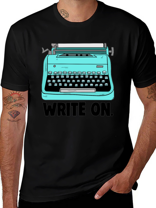 Retro Typewriter Graphic T-Shirt - Write On!