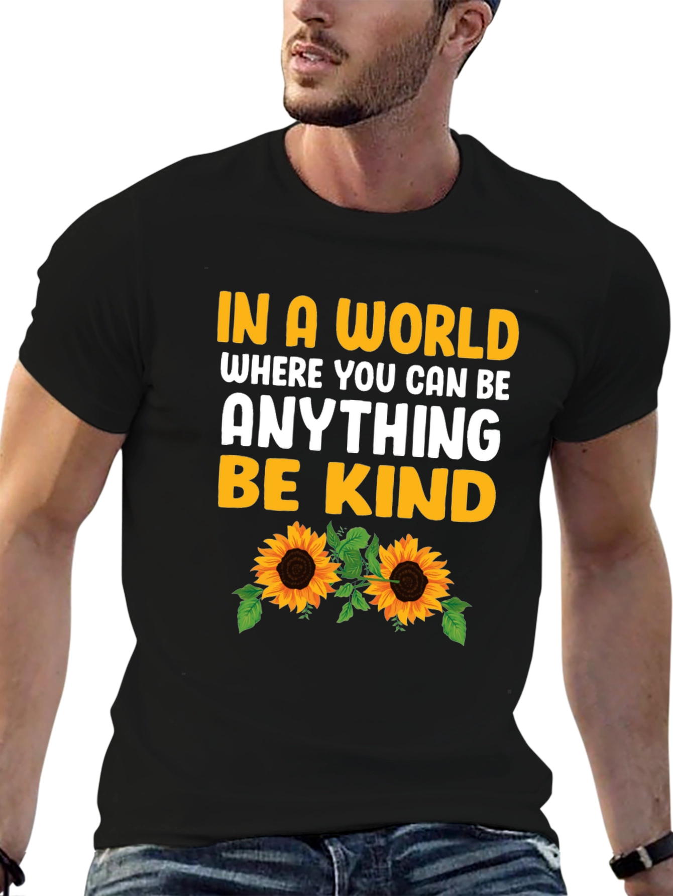 Be Kind Sunflower Graphic Tee