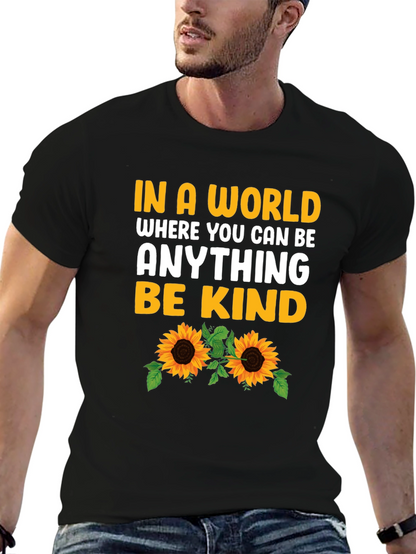 Be Kind Sunflower Graphic Tee