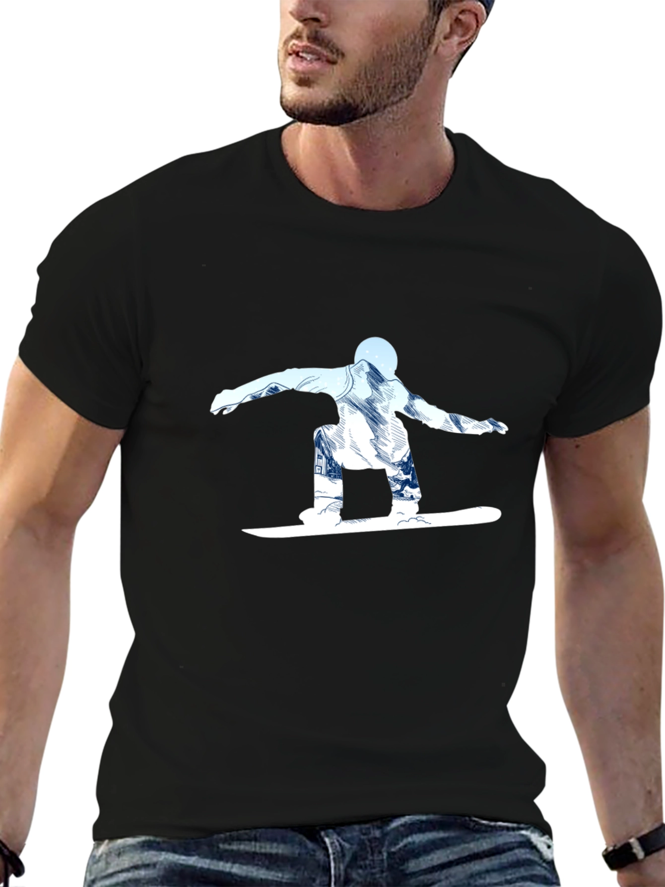 Snowboarder Graphic T-Shirt