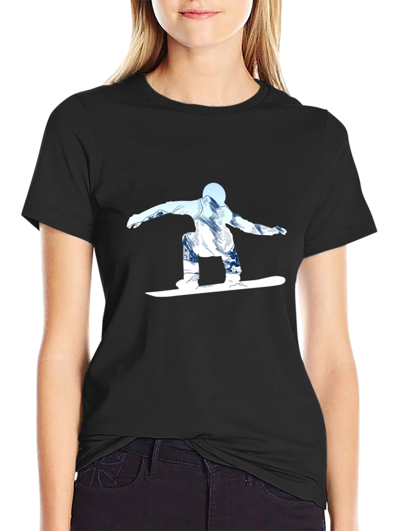 Snowboarder Graphic T-Shirt