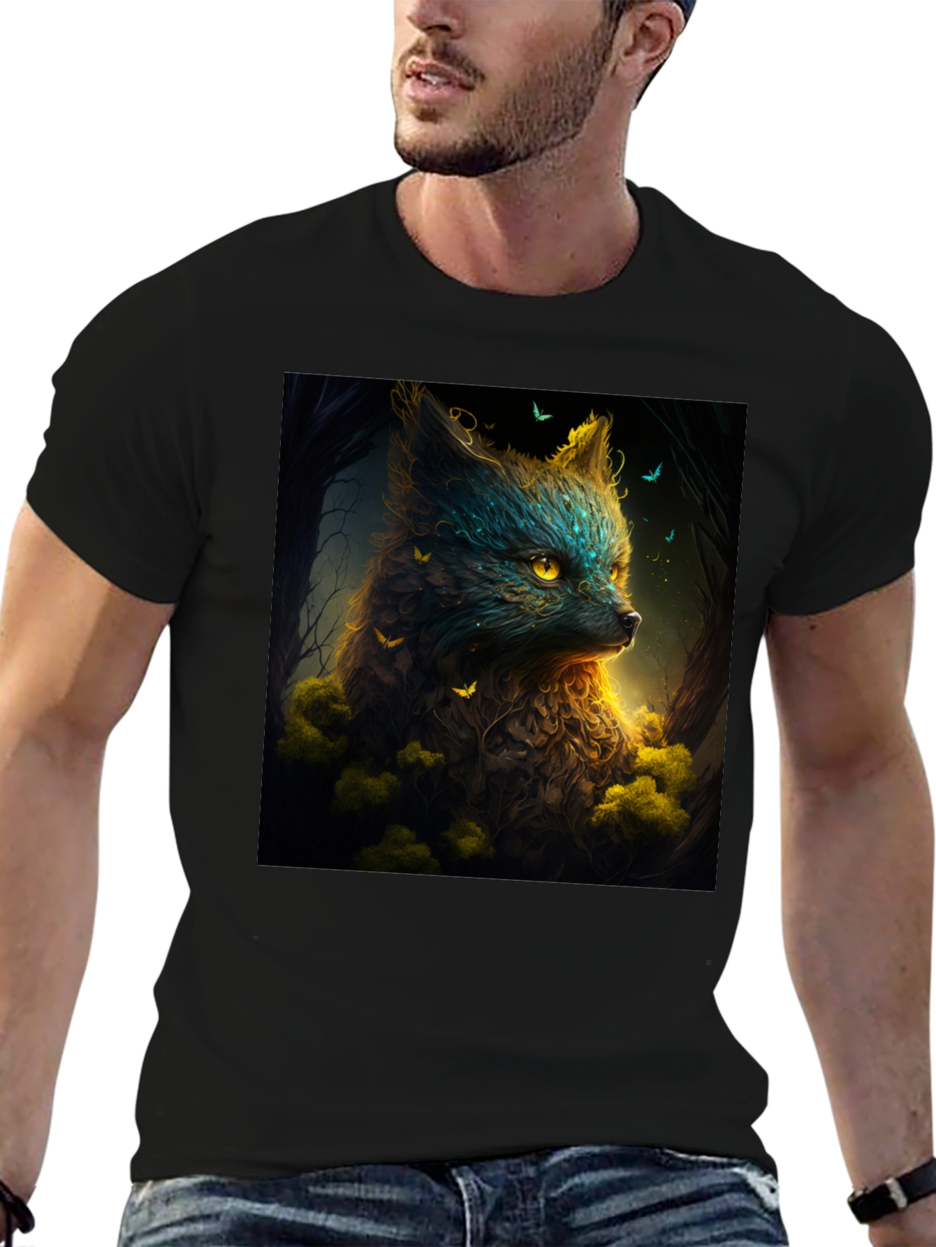 Enchanted Forest Fox Graphic Tee