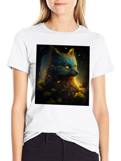 Enchanted Forest Fox Graphic Tee