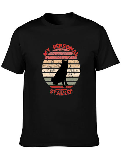 My Personal Stalker Dog Graphic T-Shirt
