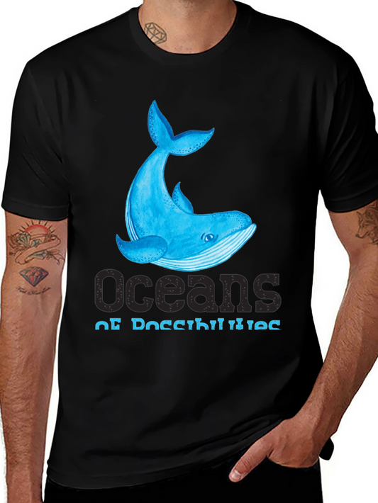 Ocean Possibilities Whale Graphic T-Shirt