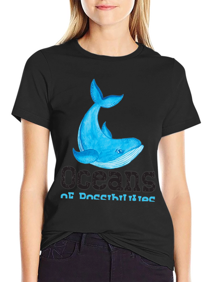 Ocean Possibilities Whale Graphic T-Shirt