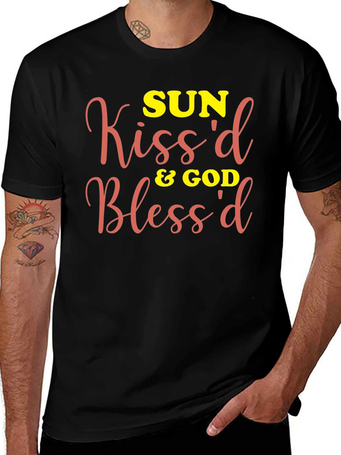 Sun Kissed & God Blessed Graphic T-Shirt