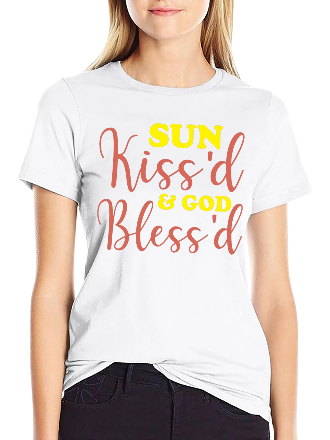 Sun Kissed & God Blessed Graphic T-Shirt