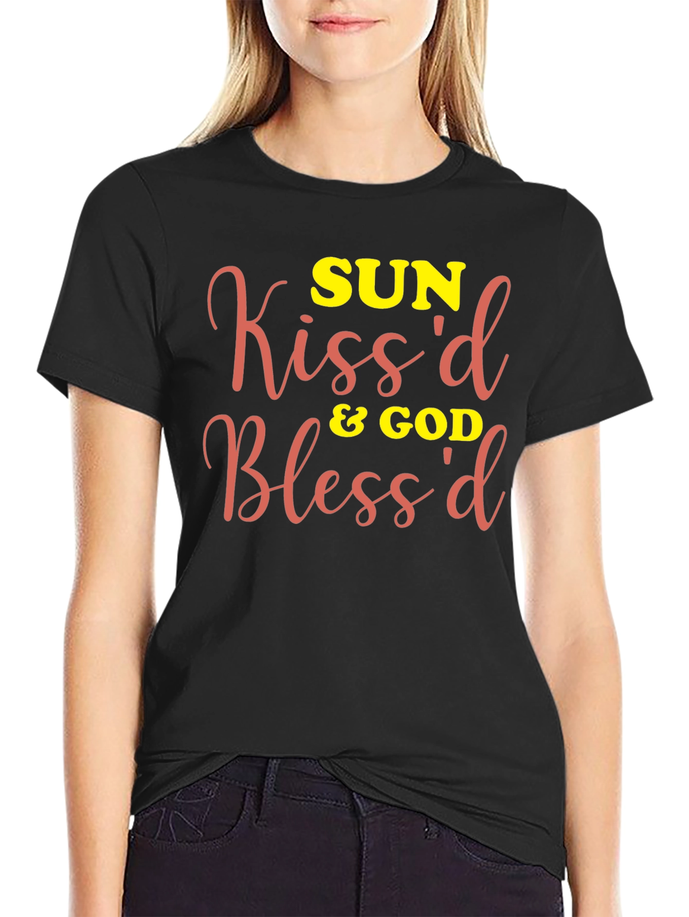 Sun Kissed & God Blessed Graphic T-Shirt