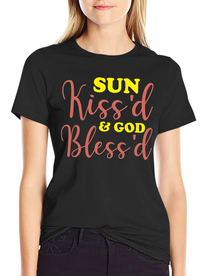Sun Kissed & God Blessed Graphic T-Shirt