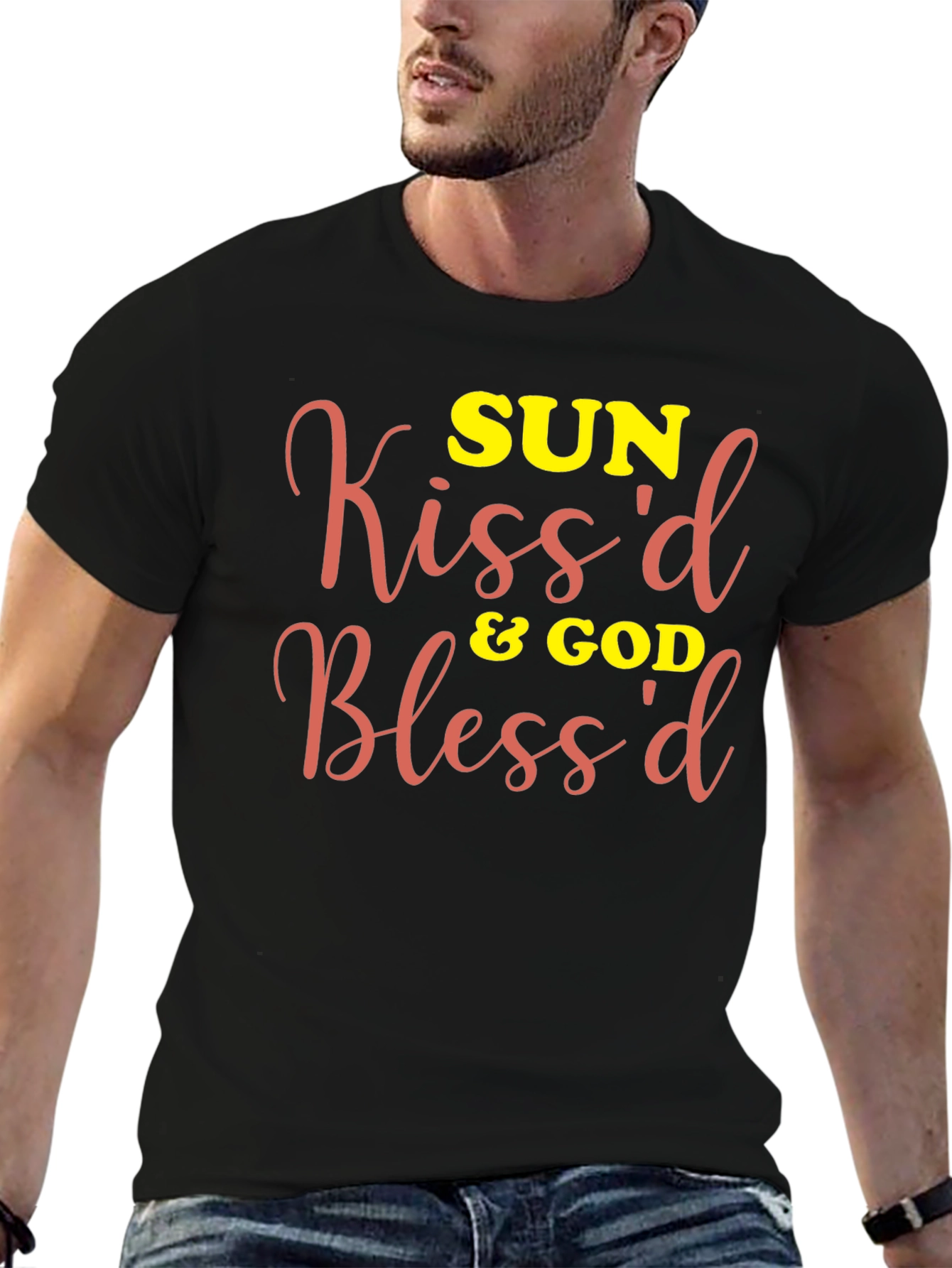 Sun Kissed & God Blessed Graphic T-Shirt