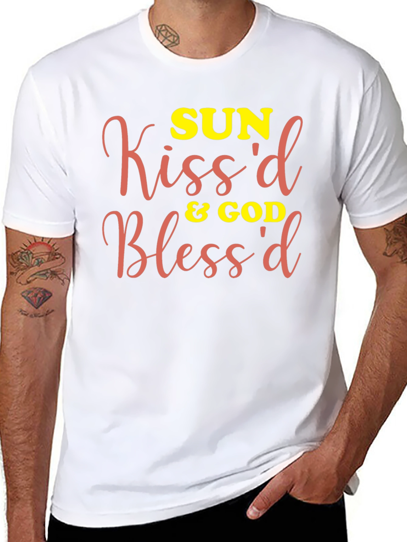 Sun Kissed & God Blessed Graphic T-Shirt
