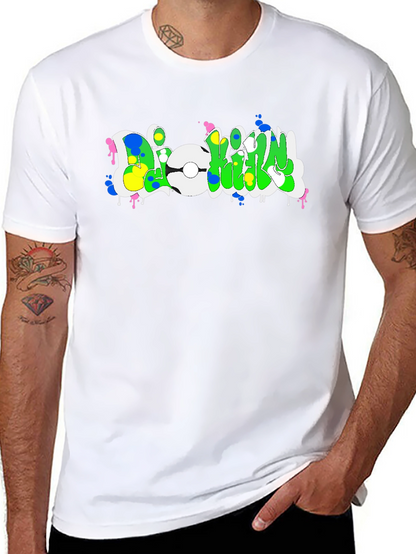 Graffiti Style Graphic Tee - Urban Streetwear