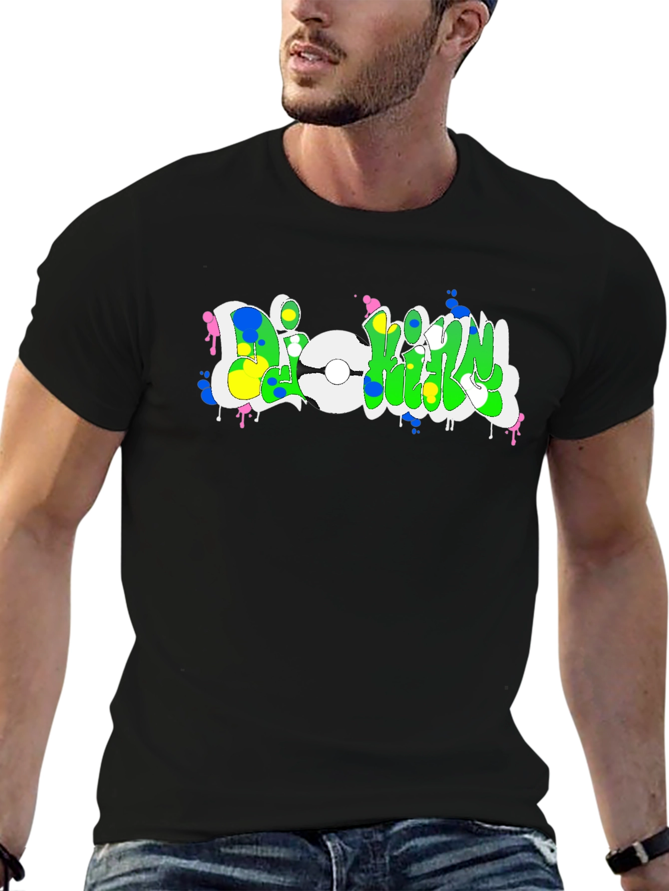 Graffiti Style Graphic Tee - Urban Streetwear