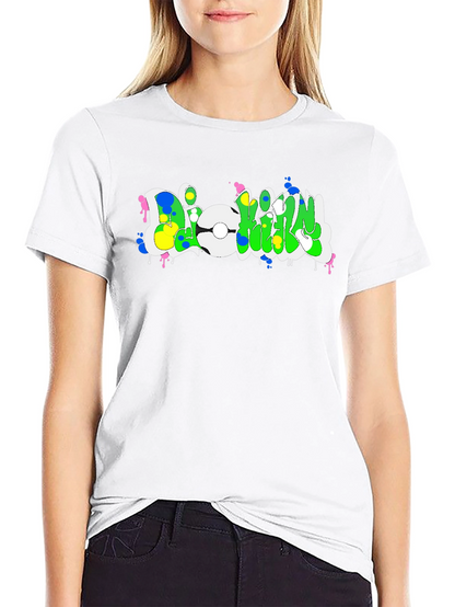 Graffiti Style Graphic Tee - Urban Streetwear