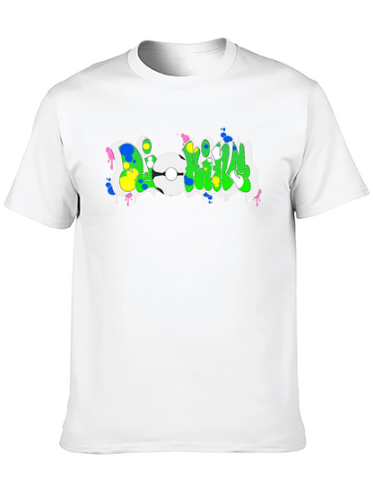 Graffiti Style Graphic Tee - Urban Streetwear