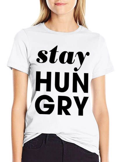 Stay Hungry Graphic Tee - Stylish Mens T-Shirt
