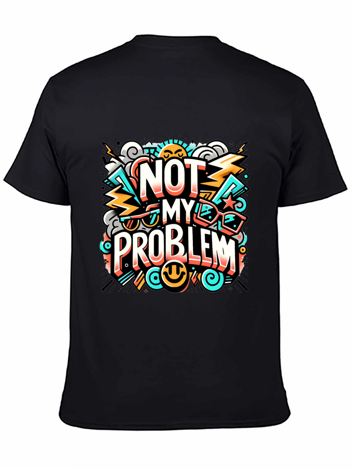 Not My Problem Graphic Tee - Cool Attitude T-Shirt