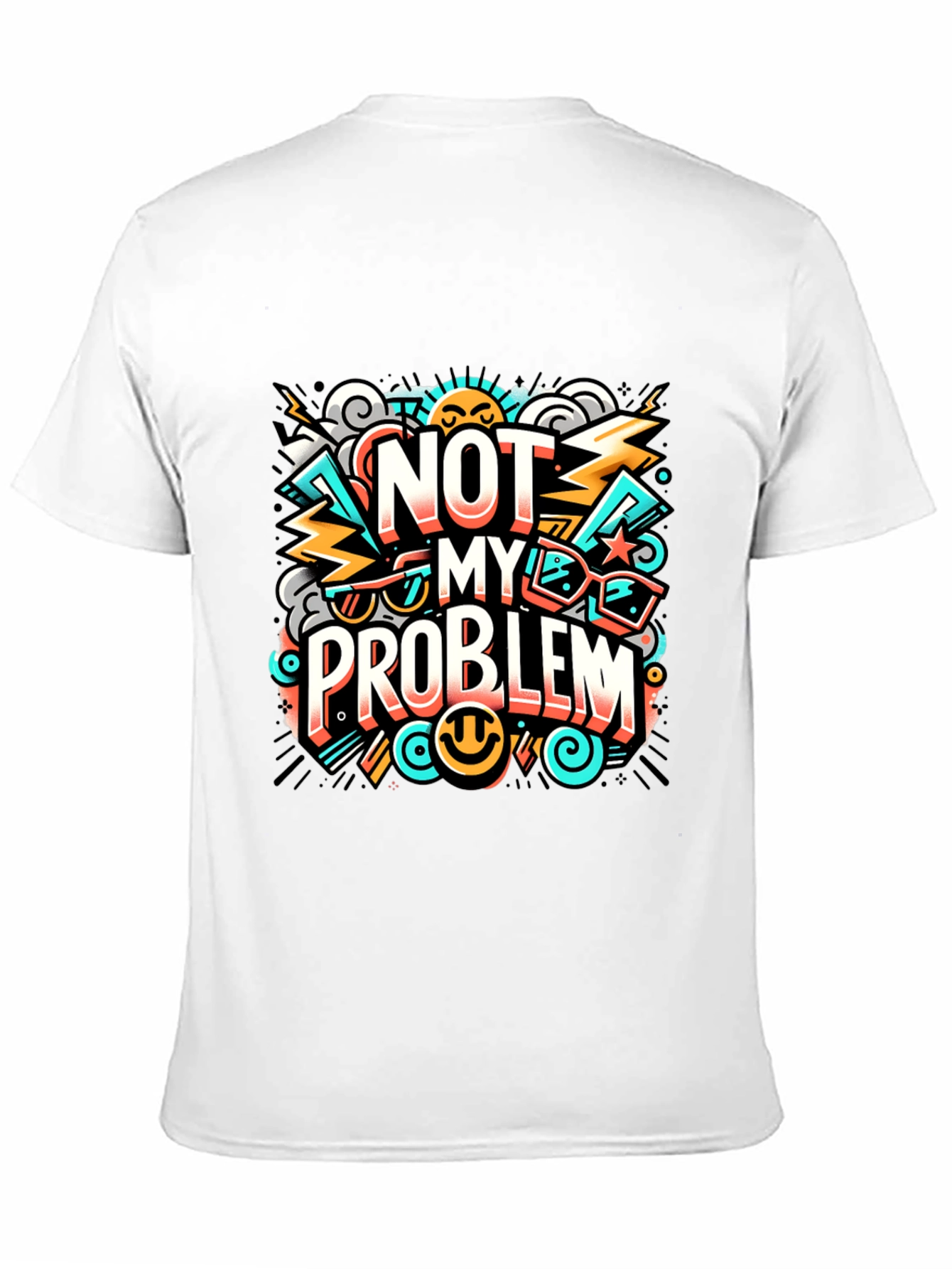 Not My Problem Graphic Tee - Cool Attitude T-Shirt