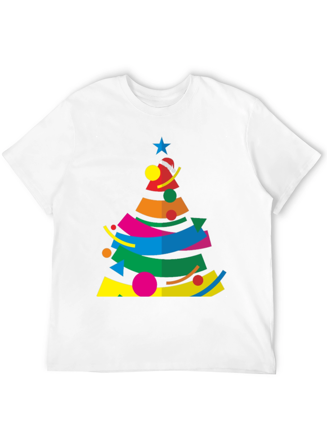 Abstract Christmas Tree Graphic Tee