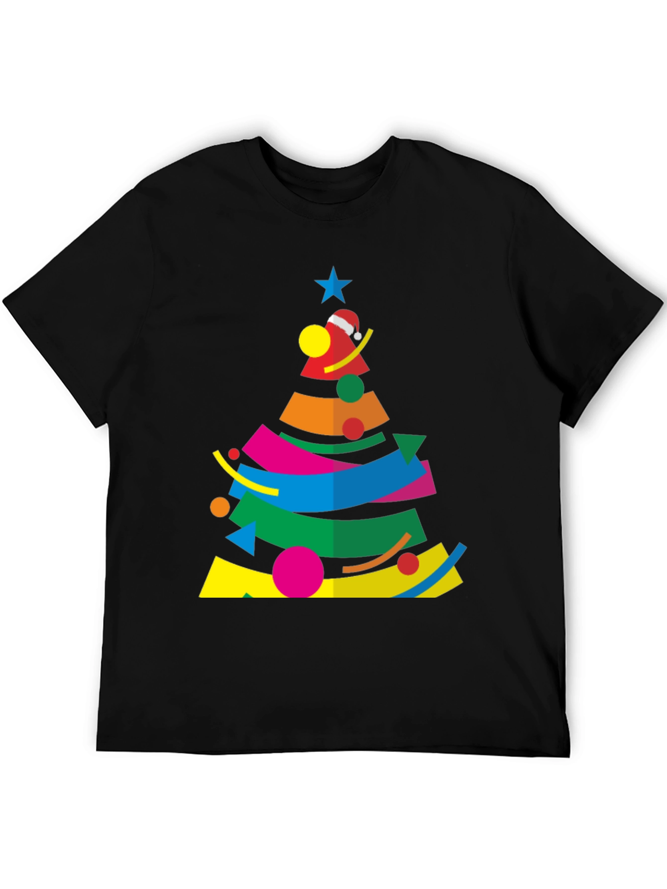 Abstract Christmas Tree Graphic Tee