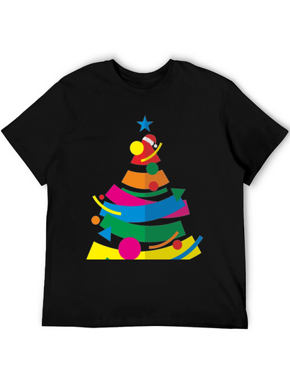 Abstract Christmas Tree Graphic Tee